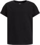WE Fashion T-shirt van biologisch katoen zwart Meisjes Katoen (biologisch) Ronde hals 170 176 - Thumbnail 2