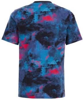WE Fashion T-shirt met all over print multicolor Jongens Biologisch katoen Ronde hals 110 116