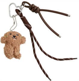 WE Fashion accessoire bruin Meisjes Polyester Effen