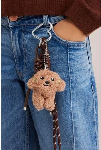 WE Fashion accessoire bruin Meisjes Polyester Effen - Foto 2