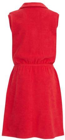 WE Fashion badstof jurk lichtroze Rood Effen 92 | Jurk van - Foto 3