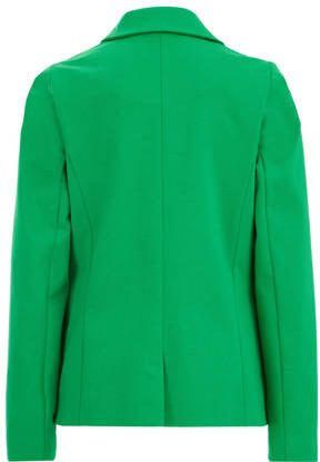 WE Fashion blazer kikkergroen Meisjes Stretchkatoen V-hals Effen 110 116 - Foto 3