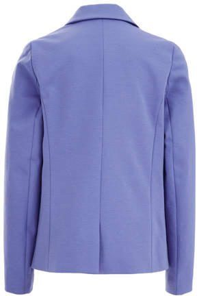 WE Fashion blazer paarsblauw Meisjes Stretchkatoen V-hals Effen 110 116 - Foto 3