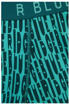 WE Fashion Blue Ridge boxershort petrol groen (set van 5) Blauw Jongens Stretchkatoen - Foto 3