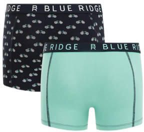 WE Fashion Blue Ridge boxershort set van 2 zwart groen Blauw Jongens Stretchkatoen 110 116 - Foto 2