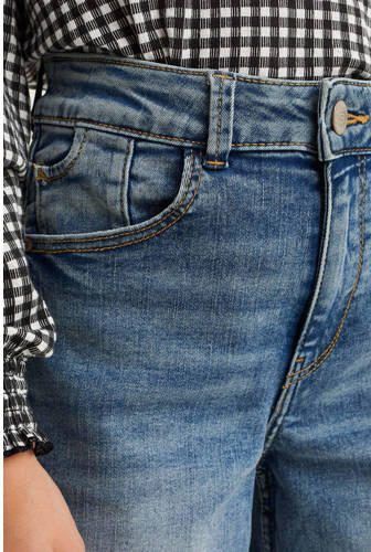 WE Fashion Blue Ridge high waist loose fit jeans green cast denim Blauw 122 - Foto 2
