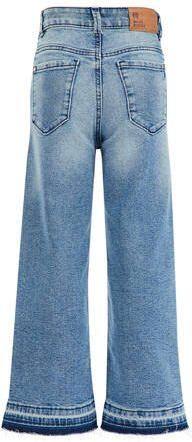 WE Fashion Blue Ridge high waist relaxed jeans medium blue denim Blauw 122 - Foto 1