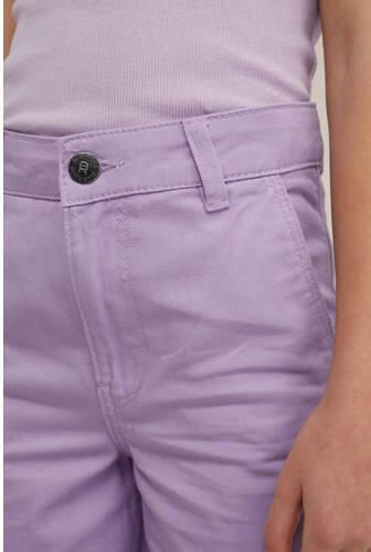 WE Fashion Blue Ridge high waist wide leg broek lila Jeans Paars Meisjes Denim 110 - Foto 2