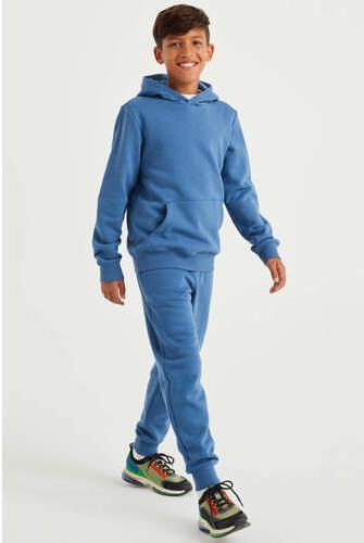 WE Fashion Blue Ridge hoodie bluestone Sweater Blauw Effen 110 116 - Foto 2