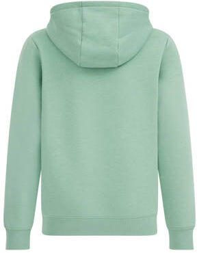 WE Fashion Blue Ridge hoodie bright petrol Sweater Groen Effen 110 116 - Foto 3