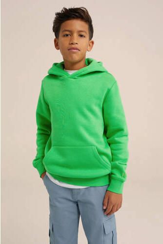 WE Fashion Blue Ridge hoodie force Sweater Groen Effen 110 116