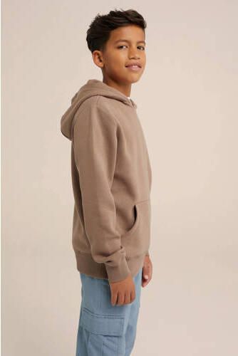 WE Fashion Blue Ridge hoodie sandshell Sweater Bruin Effen 110 116 - Foto 4