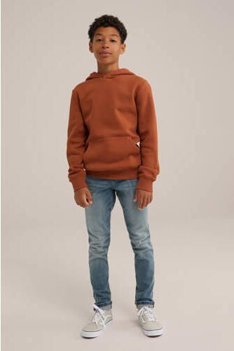 WE Fashion Blue Ridge hoodie Sweater Bruin Effen 122 128