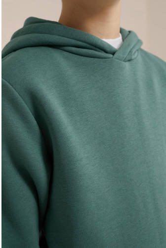 WE Fashion Blue Ridge hoodie topaz Sweater Groen Effen 110 116 - Foto 2