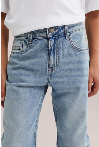 WE Fashion Blue Ridge regular fit jeans lichtblauw Jongens Denim Effen - Foto 3