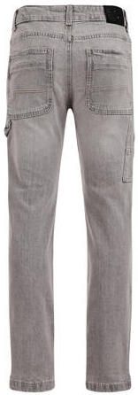 WE Fashion Blue Ridge Regular fit jeans light grey denim Grijs Effen 104 - Foto 1