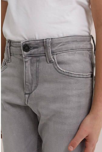 WE Fashion Blue Ridge skinny jeans light grey denim Grijs Jongens Stretchdenim 104 - Foto 2