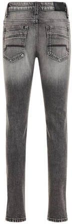 WE Fashion Blue Ridge slim fit jeans grey denim Grijs Jongens Stretchdenim 104 - Foto 1