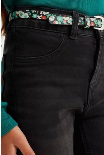 WE Fashion Blue Ridge super skinny jegging black denim Jeans Zwart Meisjes Stretchdenim 104 - Foto 3