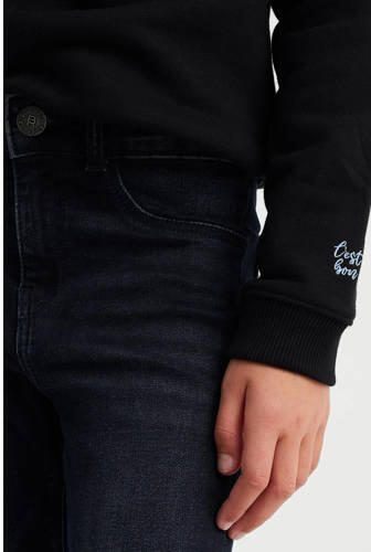 WE Fashion Blue Ridge super skinny jegging blue black Jeans Blauw Meisjes Stretchdenim 110 - Foto 3