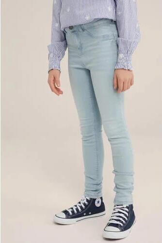 WE Fashion Blue Ridge super skinny jegging light blue denim Jeans Blauw Meisjes Stretchdenim 104 - Foto 2