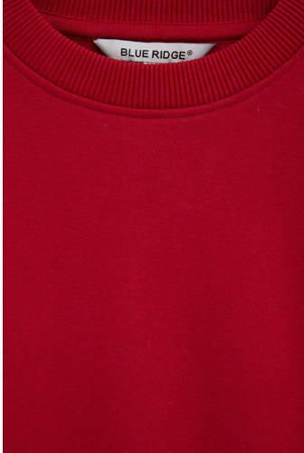 WE Fashion Blue Ridge sweater rood Effen - Foto 4