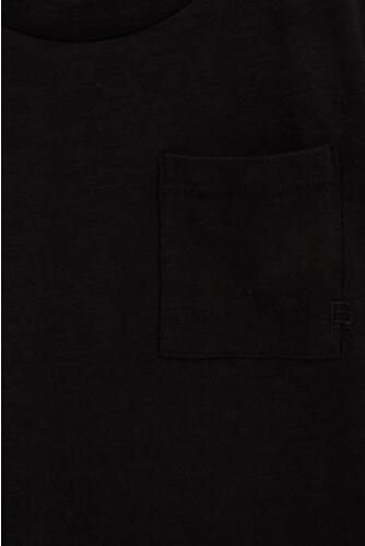 WE Fashion Blue Ridge T-shirt zwart Jongens Katoen Ronde hals Effen - Foto 4