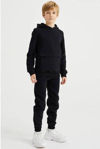 WE Fashion Blue Ridge Unisex joggingbroek zwart Katoen 110 - Foto 3
