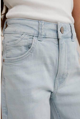 WE Fashion Blue Ridge wide leg jeans bleached denim Blauw Effen 128 - Foto 2