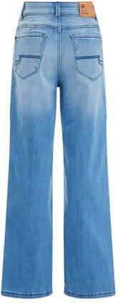 WE Fashion Blue Ridge wide leg jeans fresh blue denim Blauw Meerkleurig 122 - Foto 1
