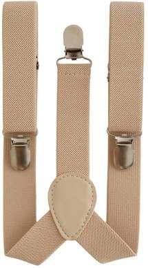 WE Fashion bretels beige Accessoire Jongens Polyester Effen
