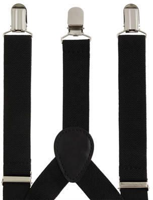 WE Fashion bretels zwart Accessoire Jongens Polyester Effen - Foto 2