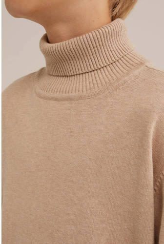 WE Fashion coltrui Beige Effen 122 128 | Trui van - Foto 2