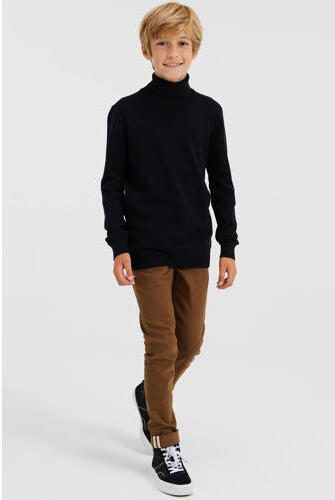 WE Fashion coltrui zwart Effen 122 128 | Trui van - Foto 3