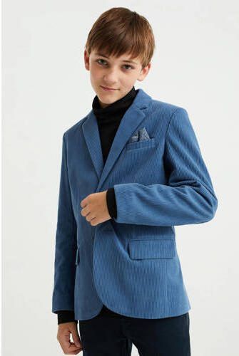 WE Fashion corduroy colbert blauw Effen 110 116 | Colbert van - Foto 2