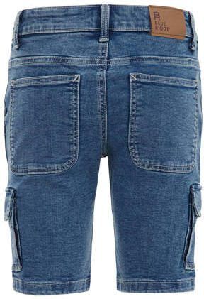 WE Fashion denim short medium blue denim Korte broek Blauw Effen 104
