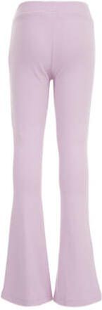 WE Fashion flared broek lila Paars Meisjes Stretchkatoen Effen 104 - Foto 1