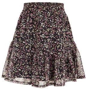 WE Fashion gebloemde rok multicolor Meisjes Polyester Bloemen 110 116 - Foto 3