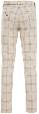 WE Fashion geruite slim fit broek beige Jongens Polyester Ruit 104 - Foto 3