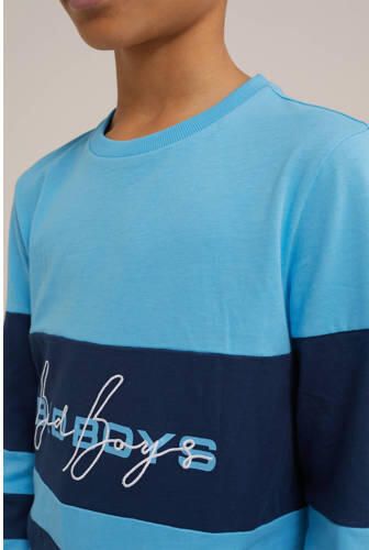 WE Fashion gestreepte sweater blauw Streep 122 128 - Foto 2