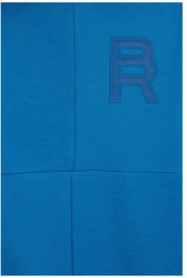 WE Fashion hoodie blauw Trui Jongens Katoen Capuchon Effen 110 116