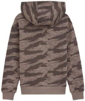 WE Fashion hoodie grijs Trui Jongens Sweat Capuchon All over print 122 128