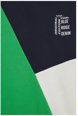 WE Fashion hoodie groen Trui Jongens Sweat Capuchon Meerkleurig 158 164 - Foto 3