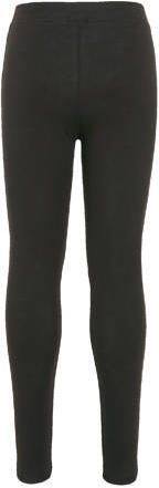 WE Fashion legging set van 2 zwart Meisjes Stretchkatoen Effen 110 116 - Foto 5