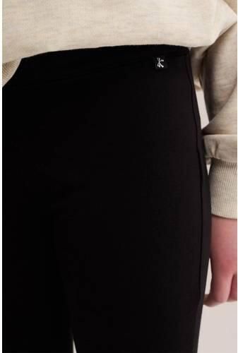 WE Fashion legging zwart Meisjes Stretchkatoen Effen 158 164 - Foto 5