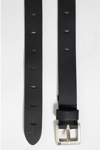 WE Fashion leren riem zwart Jongens Leer Effen 55 cm - Foto 2