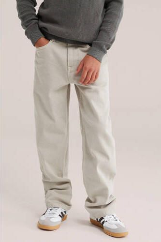 WE Fashion loose fit jeans ecru Jongens Denim Effen - Foto 2