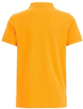 WE Fashion polo oranje Jongens Katoen Polokraag Effen 110 116