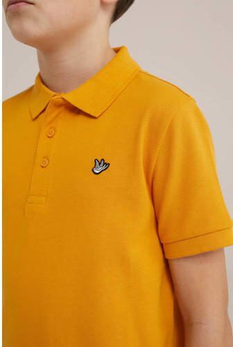WE Fashion polo oranje Jongens Katoen Polokraag Effen 110 116 - Foto 2