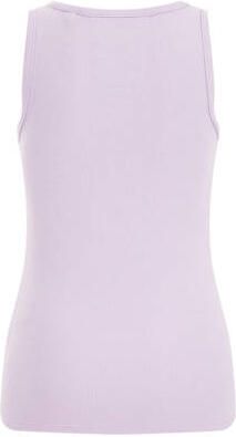 WE Fashion ribgebreide top slate purple Paars Meisjes Katoen Ronde hals 134 140 - Foto 3